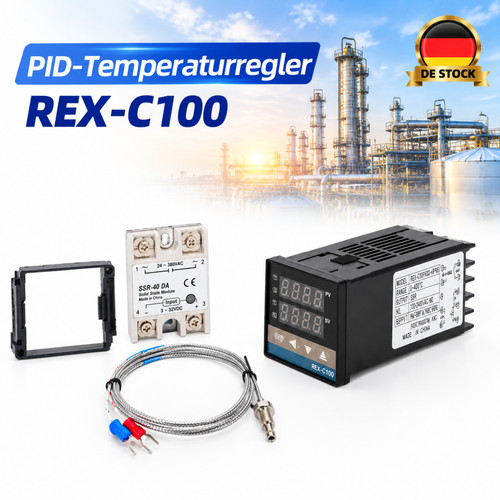 Rex c100 pid temperaturregler - rex-c100, pid-temperaturregler