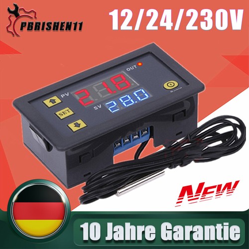 12v 24v 230v - 230v, thermostat