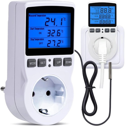 Temperaturregler steckdose mit - temperaturregler,