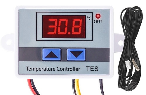 Digital led temperaturregler - led,