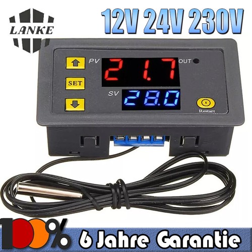Digital led temperaturregler - digital,