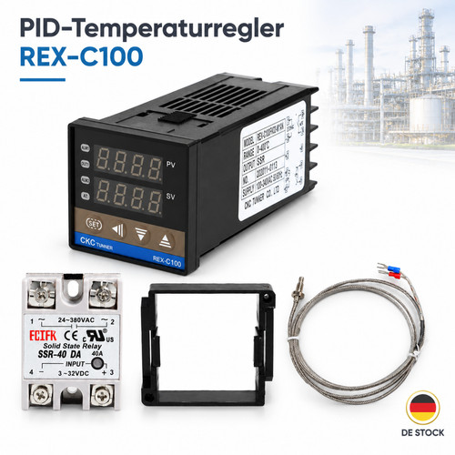 Rex c100 pid temperaturregler - rex-c100, pid-temperaturregler
